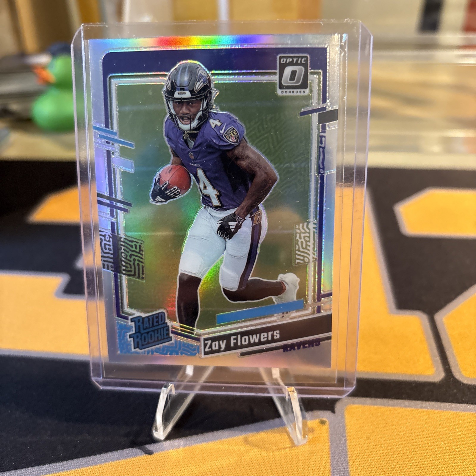 2023 Panini Donruss Optic - Rated Rookie Zay Flowers #210 Holo Prizm (RC)