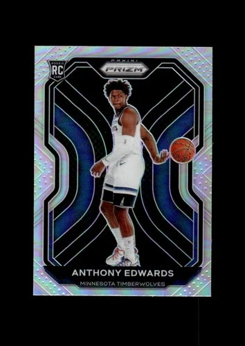 2020-21 Prizm: #258 Anthony Edwards Silver Prizm Ref RC NM-MT OR BETTER
