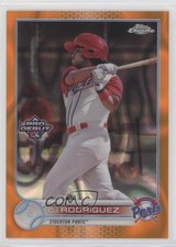 2022 Topps Pro Debut Chrome Orange Lava Refractor 13/25 CJ Rodriguez #PDC-33 6o3