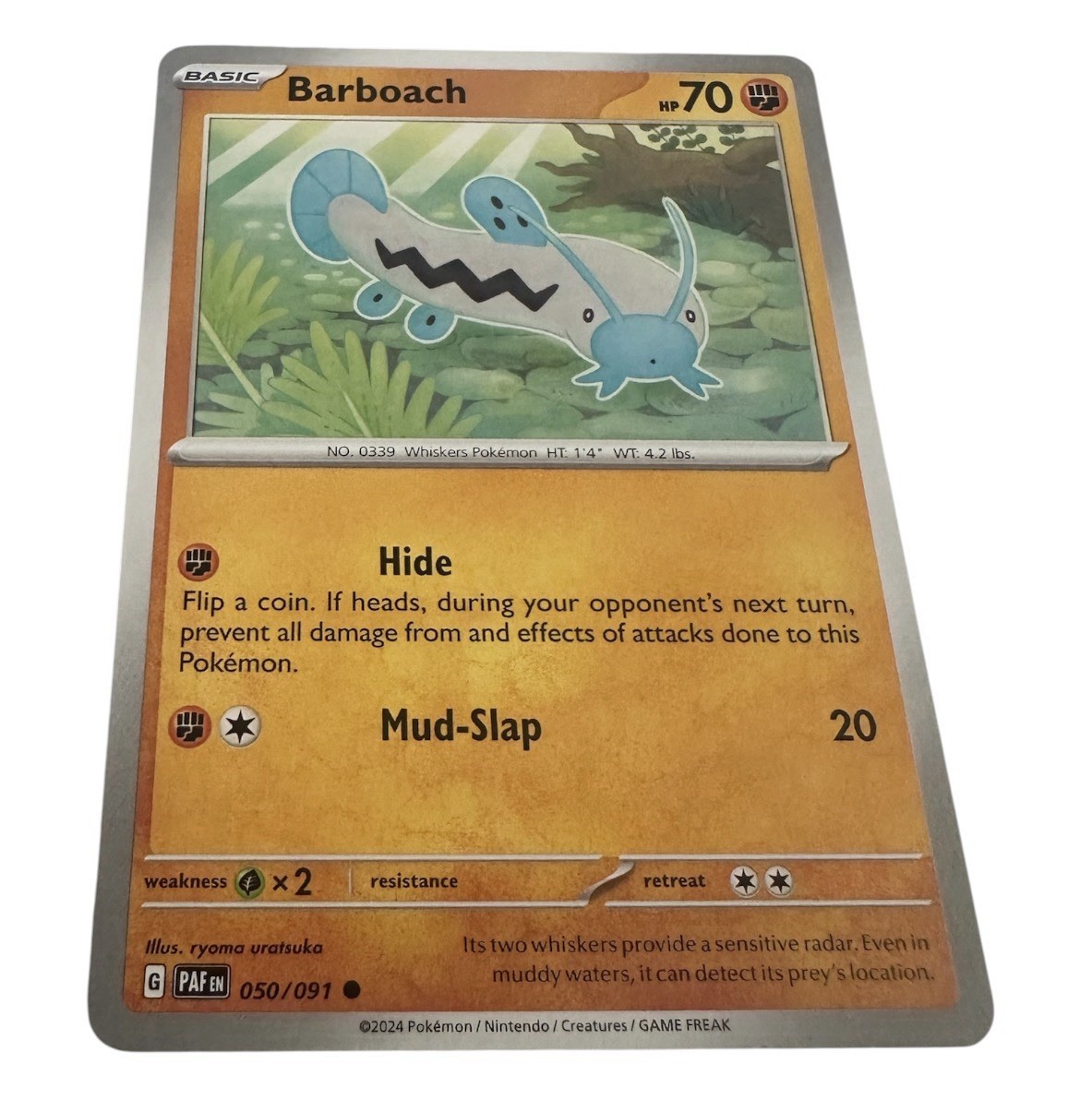 Barboach - 050/091 - Common - Near Mint - Pokemon TCG - Buy 3 Get 2 Free