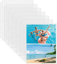 Photo Sleeves 5x7 Inch 30 Pack Acid-Free Polypropylene for 3 Ring Binder Holds