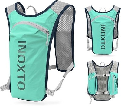 INOXTO Laufrucksack, 5 Liter leichter Trinkbeutel, Wandern, Radfahren
