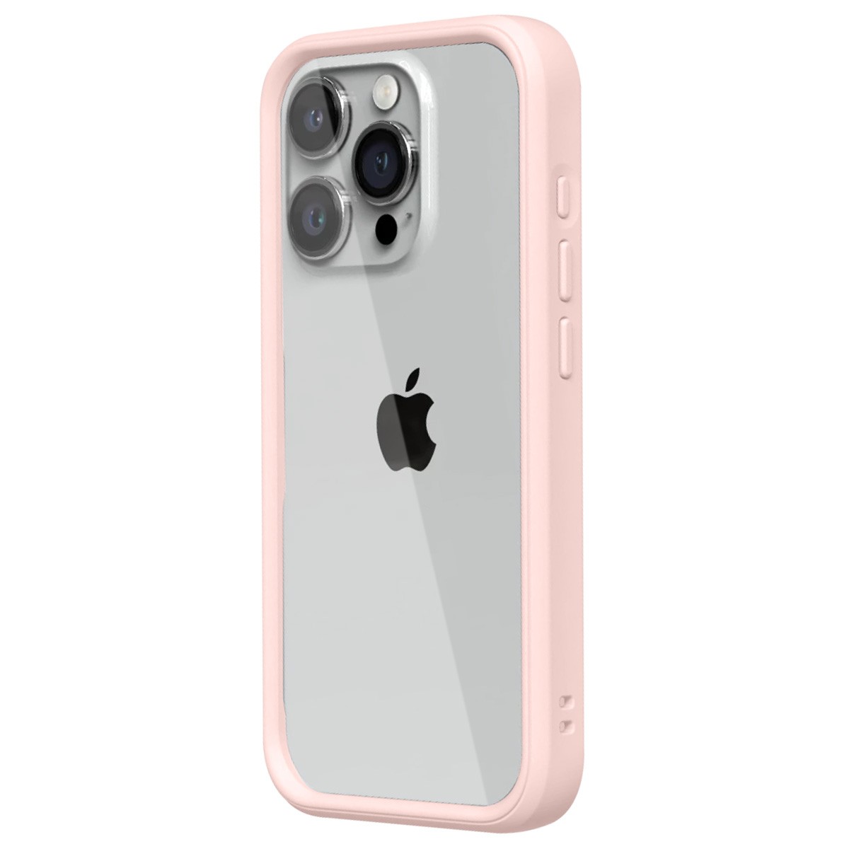 Coque iPhone 15 Pro Max Rhinoshield Mod NX rose évite les rayures