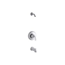 KOHLER 1-Handle Rite-Temp Bath/Shower TRIM KIT Polished Chrome No Showerhead