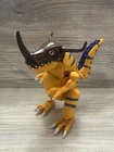 DIGIMON (Vintage 1999) GREYMON METALGREYMON 6" Divolving Evolution RARE Toy!
