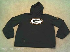 NEW GREEN BAY PACKERS PULL-OVER HOODIE, LONG-SLEEVE, LARGE, WARM  COMFORTABLE
