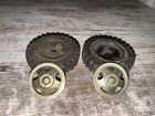 Original Vintage Tonka Truck Wheels and Tires Pair Of 2