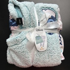 Conjunto de pijama Disney Stitch para mujer medio verde azulado polar imitación piel 2 piezas ropa de dormir