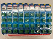 REACH Ultraclean Flosser Refill Head Mint Plaque Resistant 9 Pack 252 Ct
