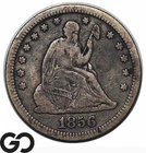 1856 Seated Liberty Quarter