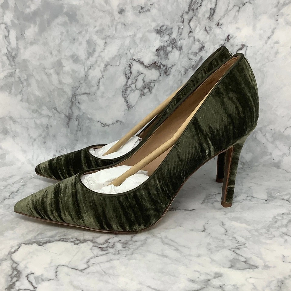 Sam Edelman Women's 8M Moss Velvet Hazel  Stiletto Heel Pump Pointed Toe T3-5 - Image 4 of 4