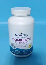 Nordic Naturals Complete Omega Lemon Flavor— 565mg mg Omega  3, 180 Ct