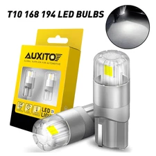 Canbus 2PCS LED License Plate Light Bulbs 168 194 2825 W5w T10 Cool White 6000K