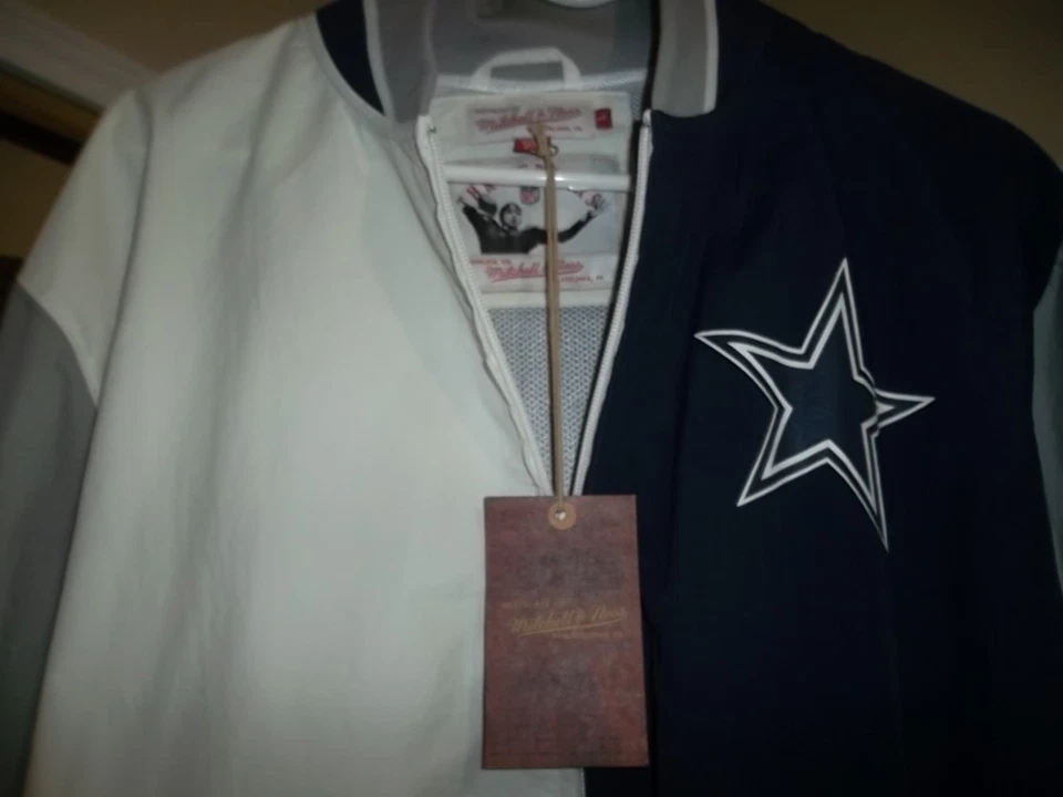 Chaqueta Mitchell Ness Throwback Dallas Cowboy 5 Time Super Bowl Foto 2 de 4