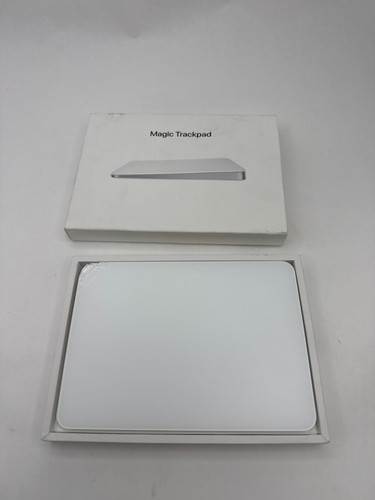Apple Magic TrackPad White Multi-Touch Surface (USB-C) 2024 A3120 cracked - Picture 1 of 6