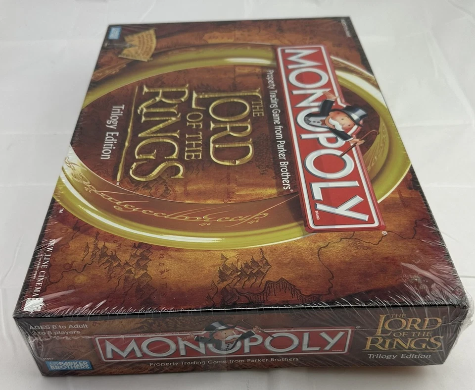 2003 Lord of the Rings Trilogy Monopoly Game Parker Brothers Brand New Sealed - Image 3 of 4