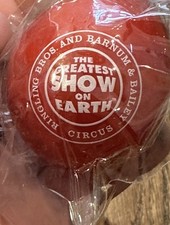 10 Ringling Bros. Barnum Bailey Red Plastic Clown Nose, for Halloween Costumes