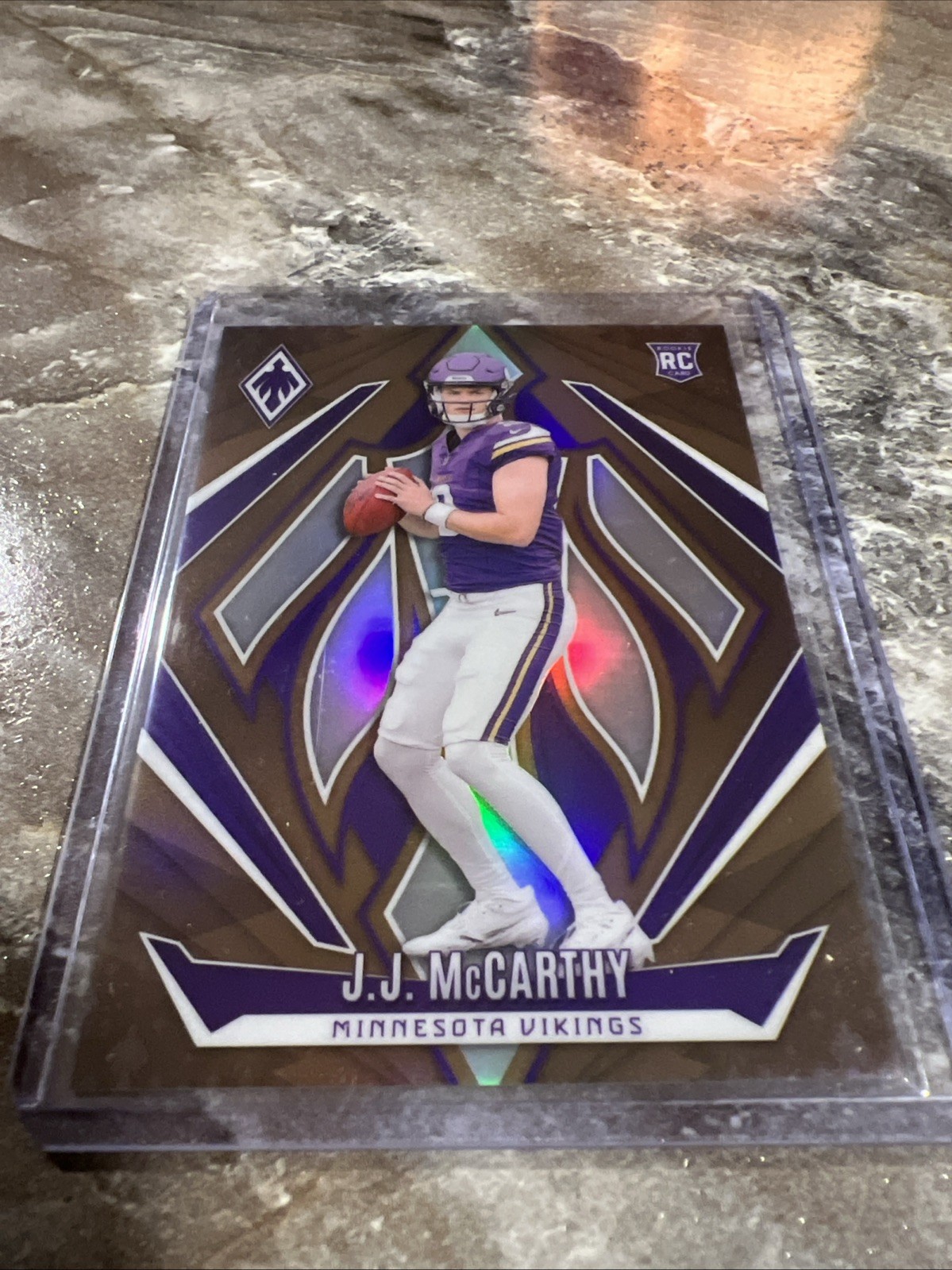 2024 Panini Phoenix - Rookies J.J. McCarthy #185 Bronze /75 (RC)