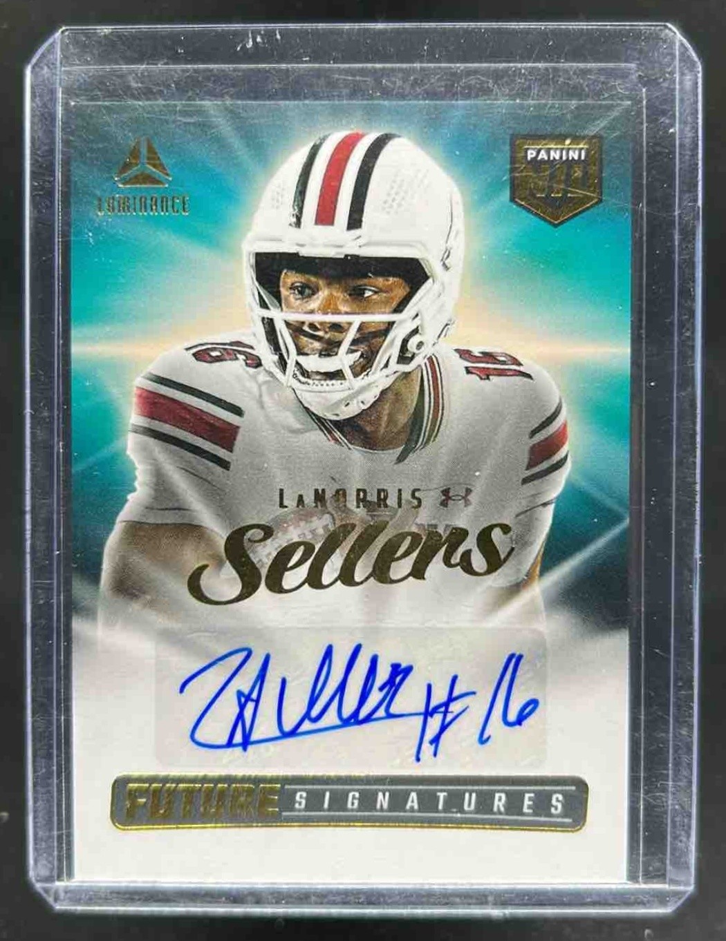 2025 Panini Luminance LaNorris Sellers Future Signatures NIL Auto #NIL-LSS