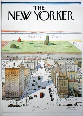 Original Poster The New Yorker Magazin 1976 von Saul Steinberg