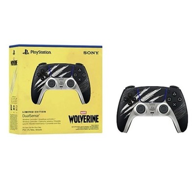 PS5 DualSense Wireless Controller Marvel s Wolverine Adamantium Silver IN HAND!