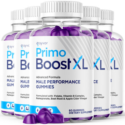 (5 Pack) Primo Boost XL Gummys Advanced Formula PrimoBoost  XL Male 300 Gummies