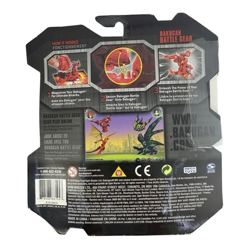 Bakugan Guardian Invaders (2010) Battle Sabre Gear Weaponize Toy - Imagen 2 de 3