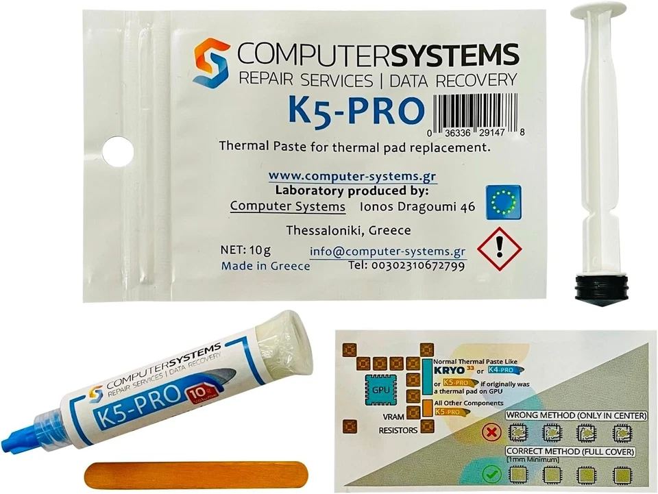 K5 PRO 10g Syringe Viscous Thermal Paste for Pad Replacement Liquid... - Image 3 of 4