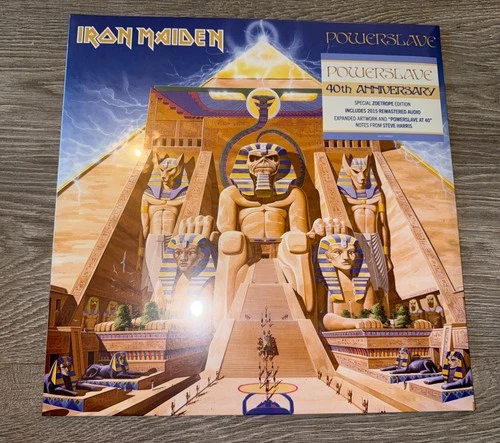 IRON MAIDEN - Powerslave 40th Anniversary Edition ZOETROPE PICTURE DISC LP NEW