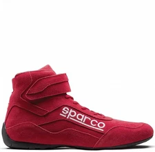 Sparco Race 2 Driving Shoe Comfortable Fire Resistant Size 13 - Red