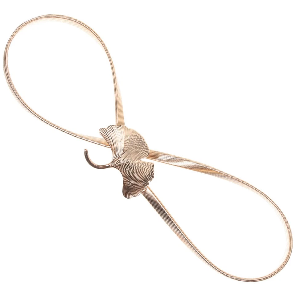  Cintura elastica in metallo Cintura elegante da donna Cintura decorativa - Immagine 4 di 4