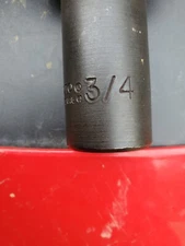 PROTO  Pro 3/4 in. Drive 1/2 in. 6 Point Deep Impact Socket 07518LT USA Built