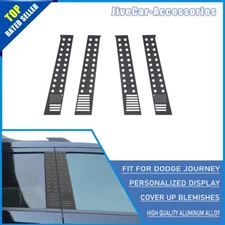 4pcs Window Pillar Posts Door Trim Cover Decor US Flag for Dodge Journey 2011-20