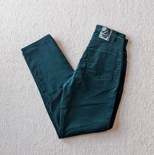 Zana-Di vintage 90s high-rise green velvet pants, size 9/10
