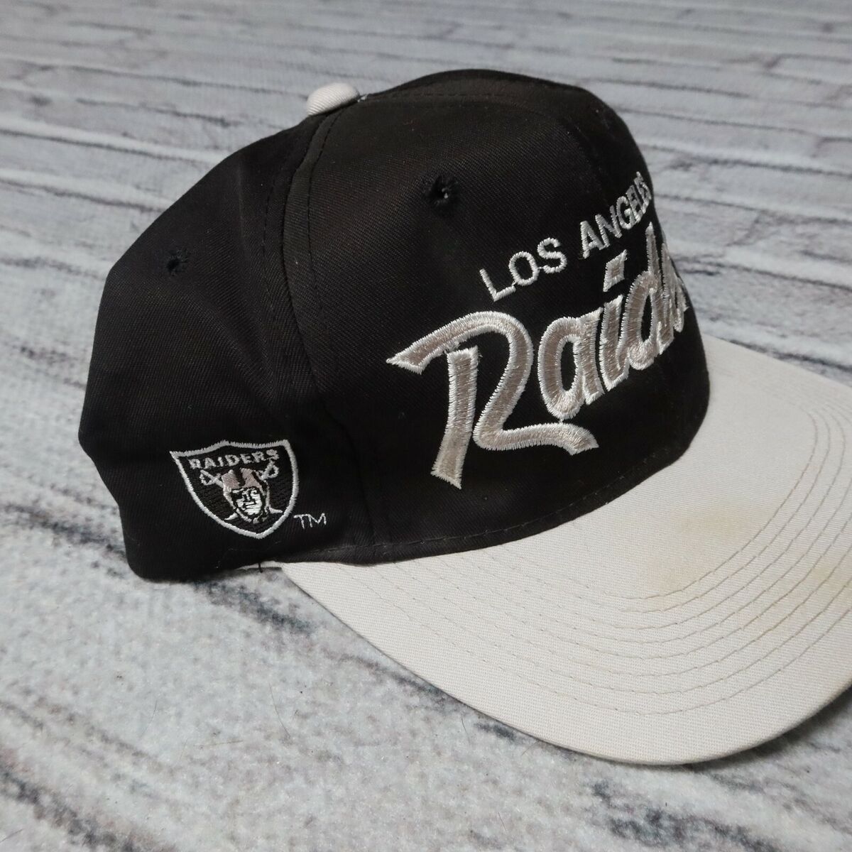 Vintage 90s Los Angeles Raiders Snapback Hat Cap Sports Vintage 90s Los Angeles Raiders Snapback Hat Cap Sports