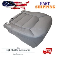 For 2003-2006 Ford Expedition Driver Bottom Leather Replacement Seat Cover Gray