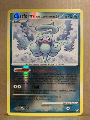 Castform Snow Cloud Form Legends Awakened Reverse Holo 50/146