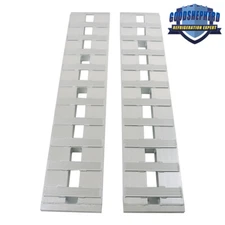 2Pcs 60''×12'' Ramps 6500Lbs Car Trailer Truck Ramps Hook End 6063 Aluminum