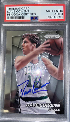 Dave Cowens Signed 2013-14 Panini Prizm Basketball Card #217 PSA/DNA COA CELTICS