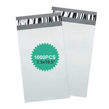 100 Pcs 7.5x10.5 2.5MIL Poly Mailers Shipping Bags Envelopes Packaging Premium