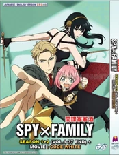 Spy x Family - Season 1+ 2 (Vol.1-37End) + Movie: Code White - Eng Dubbed