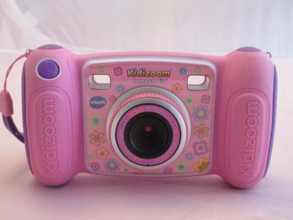 VTech Kidizoom Camera Connect Pink Purple 1.3 Mega Pixels 4x Digital Zoom