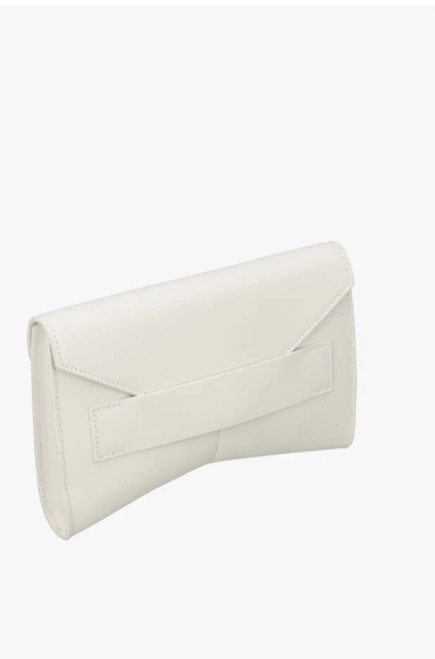 White clutch shop bag ebay