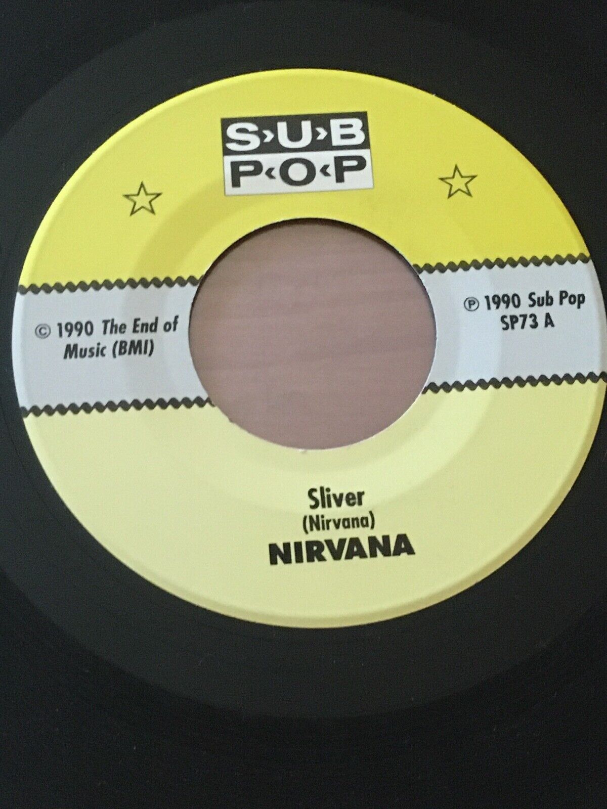 NIRVANA, SLIVER, GENUINE 1990 U.S. FIRST PRESSING, SUP POP, BLACK VINYL, +  DIVE