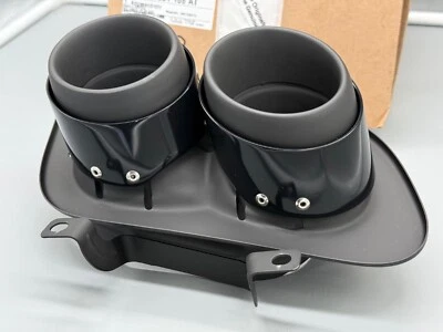 NEU Original Porsche 911 992 Endrohr Doppelendrohr Schwarz R, 992251188AT OVP - Bild 1 von 4