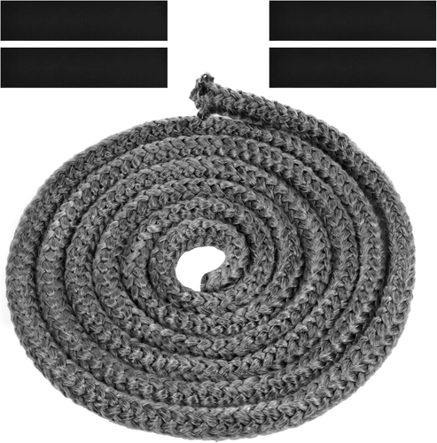 Guarnizione per Porta Stufa, Fibra Di Corda Ignifuga, Stufa a Pellet, Alta Tempe - Foto 11 di 12