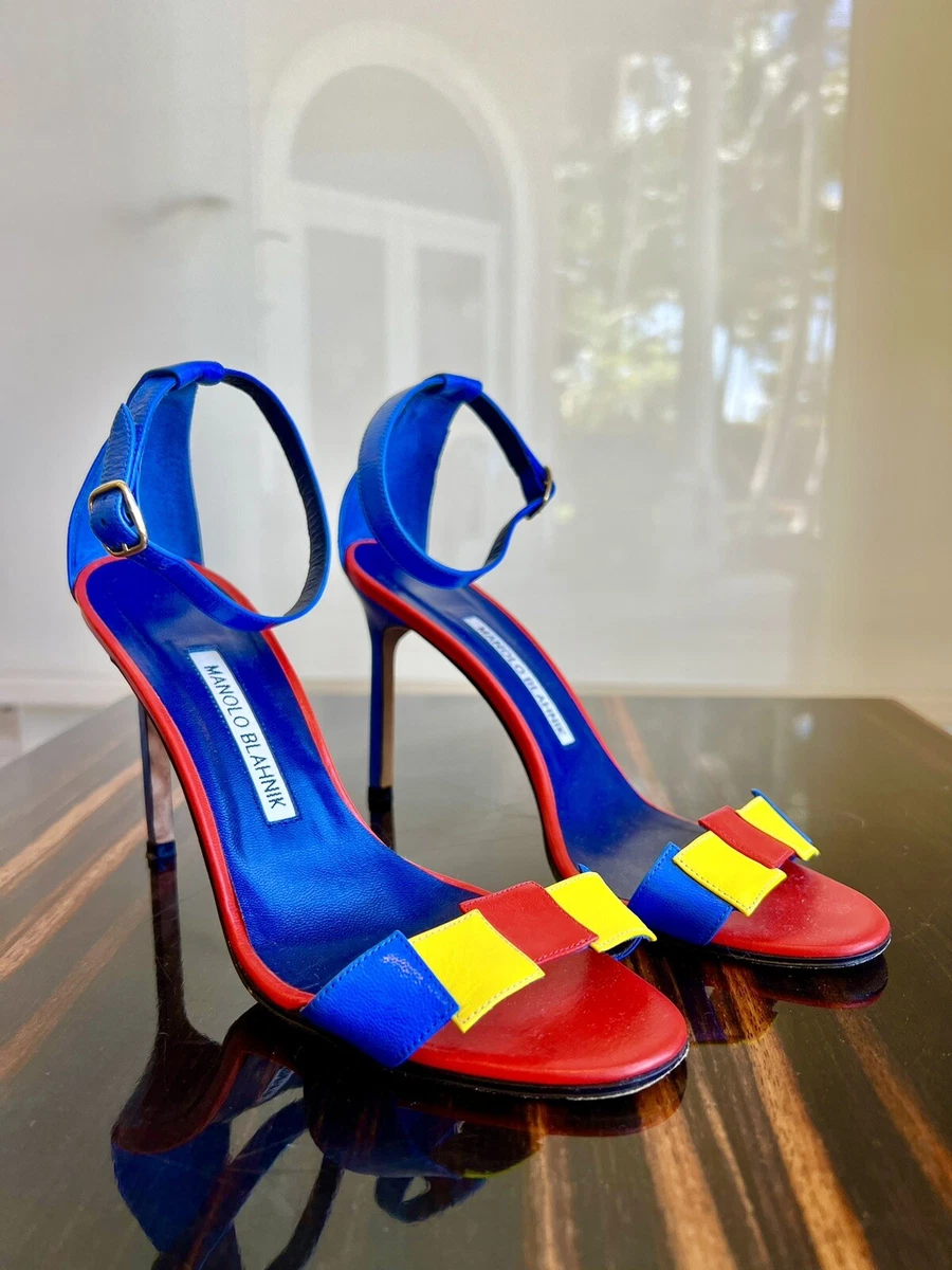 Manolo Blahnik Size 37 Heel Sandals | eBay