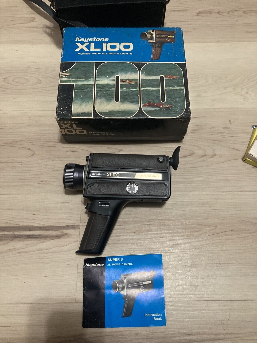 Vintage Keystone XL100 Super 8 Film Camera In Original Box Vintage Keystone XL100 Super 8 Film Camera In Original Box