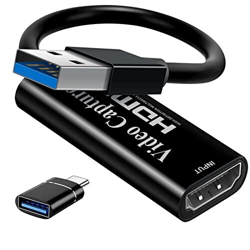 scheda acquisizione video, Papeaso 4K HDMI a USB Game capture card, Full (H5u)