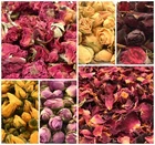 Dried Rose Buds - Rose Tea 14 Types - Edible Rose Petals Flowers - Herbal Tea
